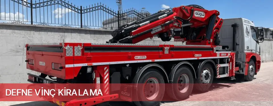Defne İlçemi Vinç Kiralama